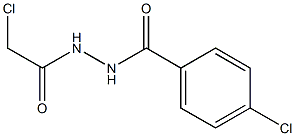 4-chloro-N'-(chloroacetyl)benzohydrazide 结构式