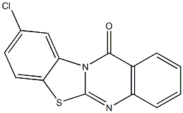 9-chloro-12H-benzo[4,5][1,3]thiazolo[2,3-b]quinazolin-12-one 结构式