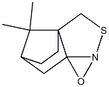 11,11-dimethyl-5-oxa-3-thia-4-azatetracyclo[6.2.1.0~1,6~.0~4,6~]undecane 结构式