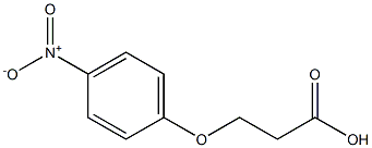 3-(4-nitrophenoxy)propanoic acid 结构式