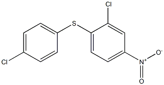 2-chloro-1-[(4-chlorophenyl)thio]-4-nitrobenzene 结构式