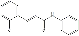 N1-phenyl-3-(2-chlorophenyl)acrylamide 结构式