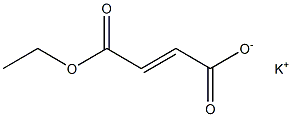 potassium 4-ethoxy-4-oxobut-2-enoate 结构式