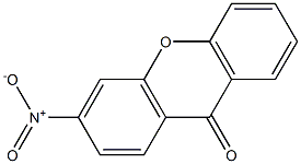 3-nitro-9H-xanthen-9-one 结构式