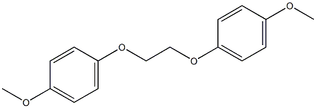 1-methoxy-4-[2-(4-methoxyphenoxy)ethoxy]benzene 结构式