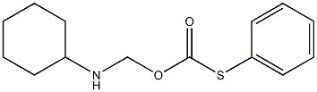 (cyclohexylamino)methyl (phenylthio)methanoate 结构式