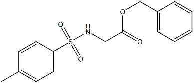 benzyl 2-{[(4-methylphenyl)sulfonyl]amino}acetate 结构式