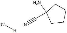 1-aminocyclopentanecarbonitrile hydrochloride 结构式