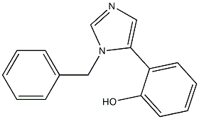 2-(1-benzyl-1H-imidazol-5-yl)phenol 结构式