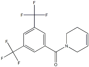 [3,5-di(trifluoromethyl)phenyl](1,2,3,6-tetrahydropyridin-1-yl)methanone 结构式