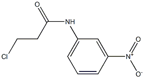 3-CHLORO-N-(3-NITROPHENYL)PROPANAMIDE 结构式