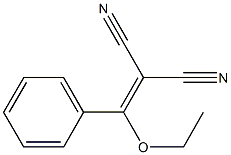 2-[ethoxy(phenyl)methylidene]malononitrile 结构式