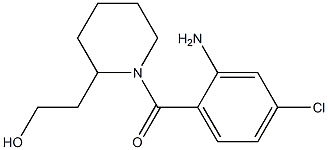 2-[1-(2-amino-4-chlorobenzoyl)piperidin-2-yl]ethanol 结构式