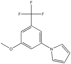 1-[3-methoxy-5-(trifluoromethyl)phenyl]-1H-pyrrole 结构式