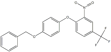 1-[4-(benzyloxy)phenoxy]-2-nitro-4-(trifluoromethyl)benzene 结构式