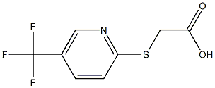 2-{[5-(trifluoromethyl)-2-pyridyl]thio}acetic acid 结构式