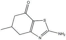 2-amino-5-methyl-5,6-dihydro-1,3-benzothiazol-7(4H)-one 结构式