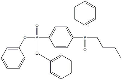 4-(diphenylphosphoryl)butyl(diphenyl)phosphine oxide 结构式