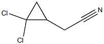 2,2-Dichlorocyclopropylacetonitrile 结构式