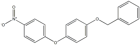 1-[4-(benzyloxy)phenoxy]-4-nitrobenzene 结构式