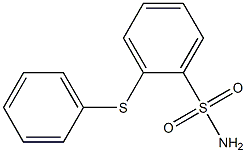 2-(phenylthio)benzene-1-sulfonamide 结构式