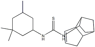 N-tricyclo[5.2.1.0~2,6~]dec-4-en-8-yl-N'-(3,3,5-trimethylcyclohexyl)thiourea 结构式