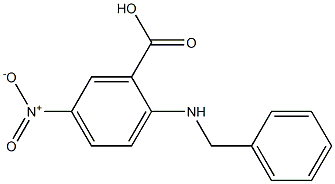2-(benzylamino)-5-nitrobenzenecarboxylic acid 结构式
