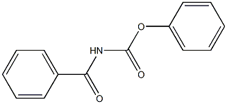 phenyl N-benzoylcarbamate 结构式