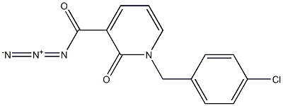 3-(azidocarbonyl)-1-(4-chlorobenzyl)-2(1H)-pyridinone 结构式