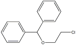 1-[(2-chloroethoxy)(phenyl)methyl]benzene 结构式