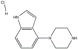 4-Piperazinoindole Hydrochloride 结构式