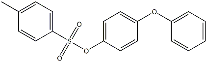 4-phenoxyphenyl 4-methylbenzene-1-sulfonate 结构式