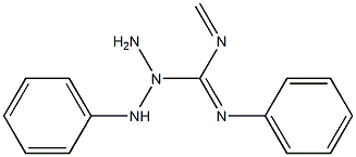 N-amino(anilino)methylidene-N''-phenylguanidine 结构式