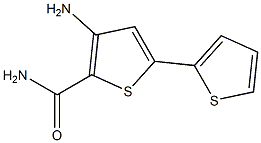 3-amino-5-(2-thienyl)thiophene-2-carboxamide 结构式