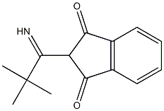 2-(2,2-dimethylpropanimidoyl)-1H-indene-1,3(2H)-dione 结构式