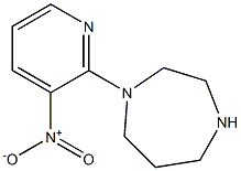 1-(3-nitro-2-pyridyl)-1,4-diazepane 结构式