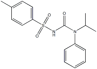 {[(isopropylanilino)carbonyl]amino}(4-methylphenyl)dioxo-lambda~6~-sulfane 结构式