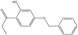 1-[4-(benzyloxy)-2-hydroxyphenyl]propan-1-one 结构式