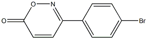 3-(4-bromophenyl)-6H-1,2-oxazin-6-one 结构式