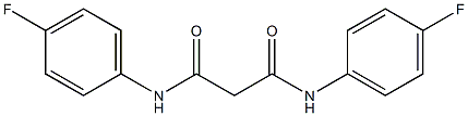 N1,N3-di(4-fluorophenyl)malonamide 结构式