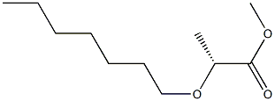 methyl (2R)-2-(heptyloxy)propanoate 结构式