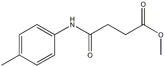 methyl 4-oxo-4-(4-toluidino)butanoate 结构式