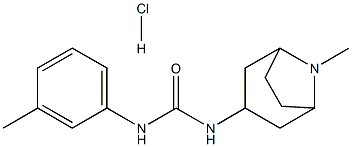 N-(8-methyl-8-azabicyclo[3.2.1]oct-3-yl)-N'-(3-methylphenyl)urea hydrochloride 结构式