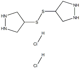 Bis(4-Pyrazolidinyl) Disulfide DiHcl 结构式