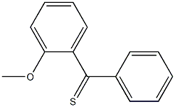 (2-methoxyphenyl)(phenyl)methanethione 结构式