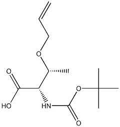 (2S,3R)-3-(allyloxy)-2-(tert-butoxycarbonylamino)butanoic acid 结构式