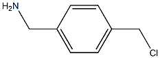 (4-(chloromethyl)phenyl)methanamine 结构式