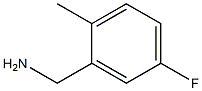 (5-fluoro-2-methylphenyl)methanamine 结构式