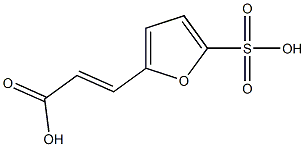 (E)-3-(5-sulfofuran-2-yl)acrylic acid 结构式