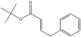 (E)-tert-butyl 4-phenylbut-2-enoate 结构式